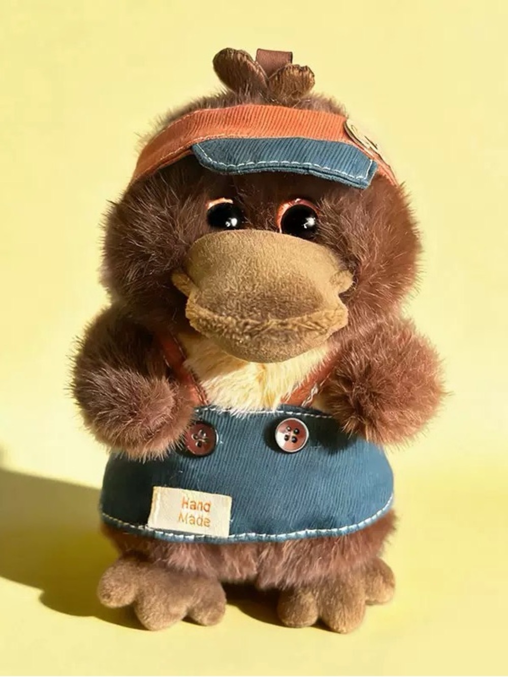Adorable Brown Platypus Plush Keychain Bag Charm Backpack Pendant